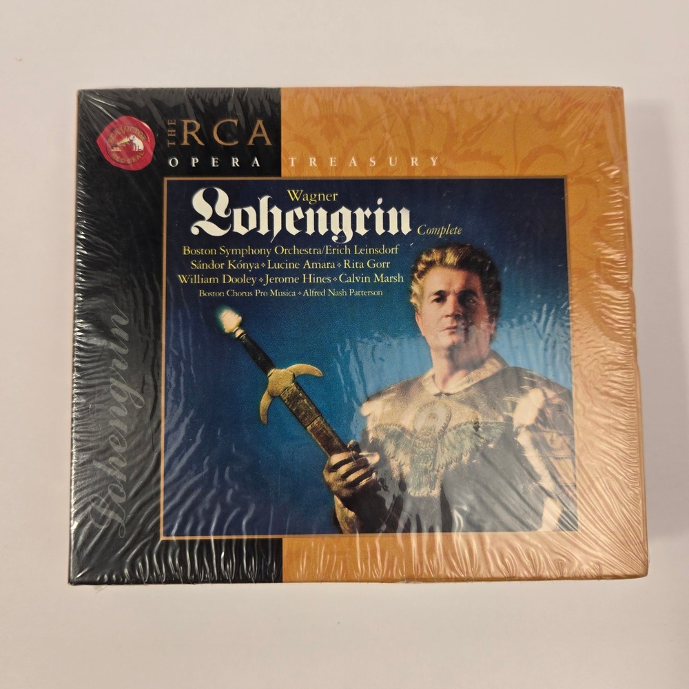 Wagner Lohengrin Complete Opera 3 CD Box Set RCA Erich Leinsdorf 74321-50164-2